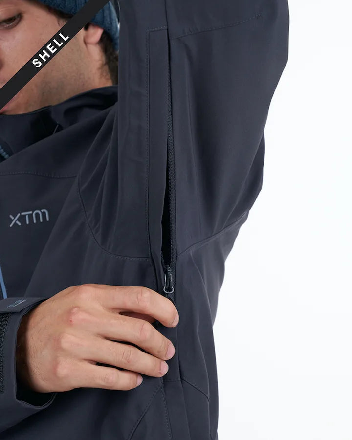 XTM Snow Jacket PALLADIUM III SHELL JACKET-Granite