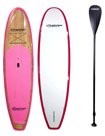 SPECIAL 10’6” x 32” Timber Print & Pink Family SUP with Free Paddle $699