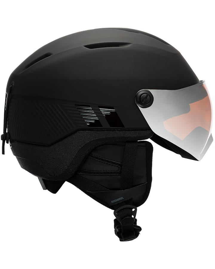 Snow Helmet ROSSIGNOL FIT VISOR IMPACTS HELMET- Black