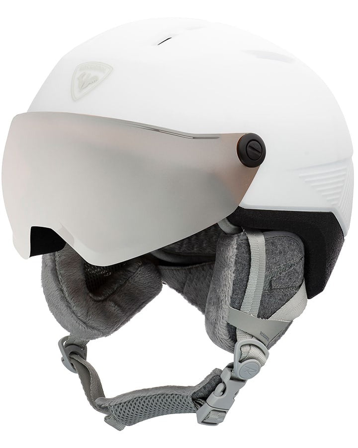 Snow Helmet ROSSIGNOL FIT VISOR IMPACTS HELMET- Womens -White