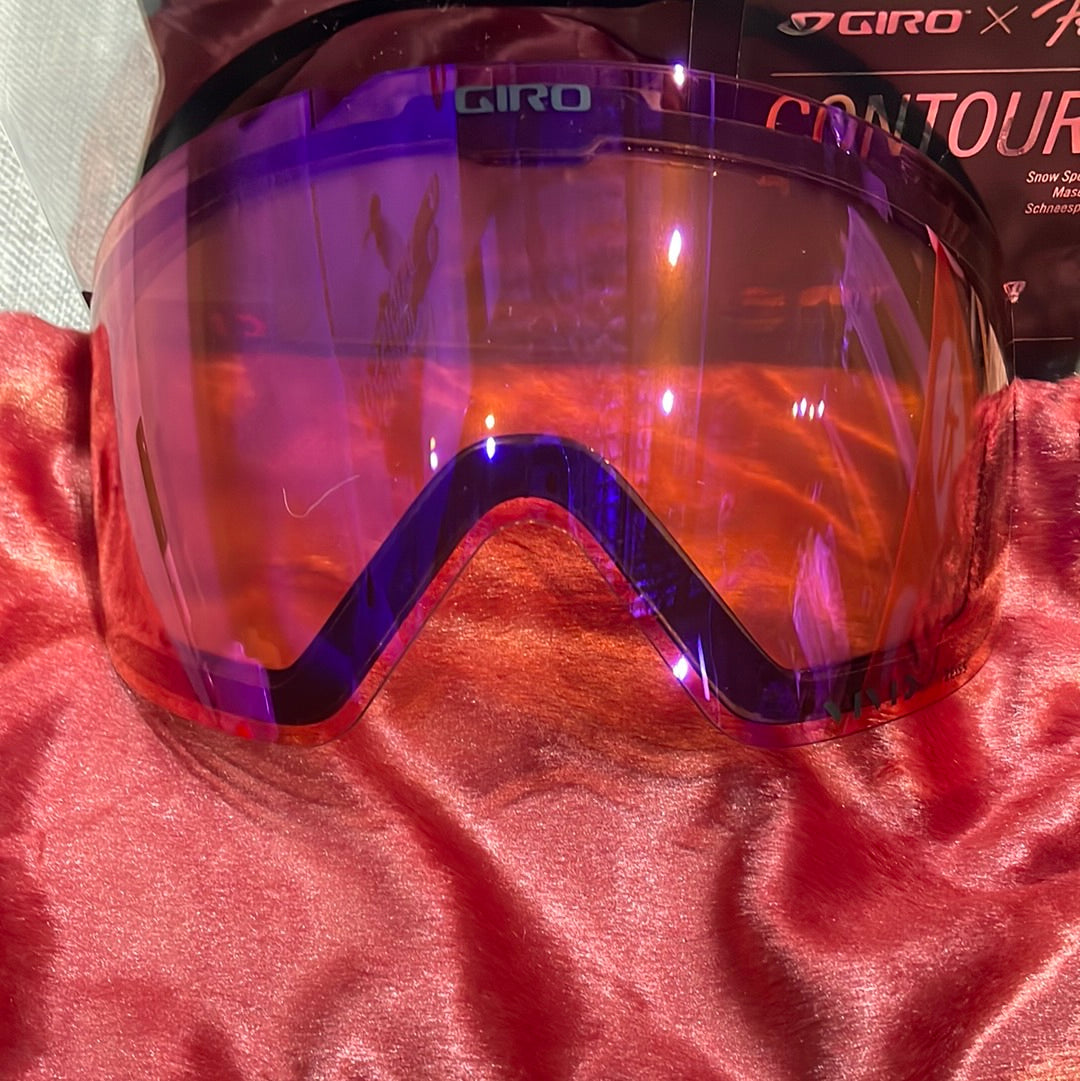 Snow Goggles CONTOUR FENDER Silverburst / Vivid Onyx + Infrared ( 2 x lenses)