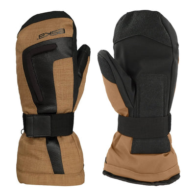 Snow Glove built in wrist Guard - ESKA PINKY- Black