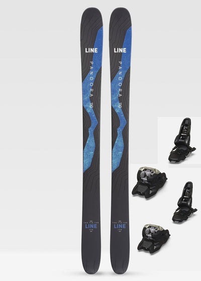 LINE Skis PANDORA 110, Includes Marker Squire 11 Bindings