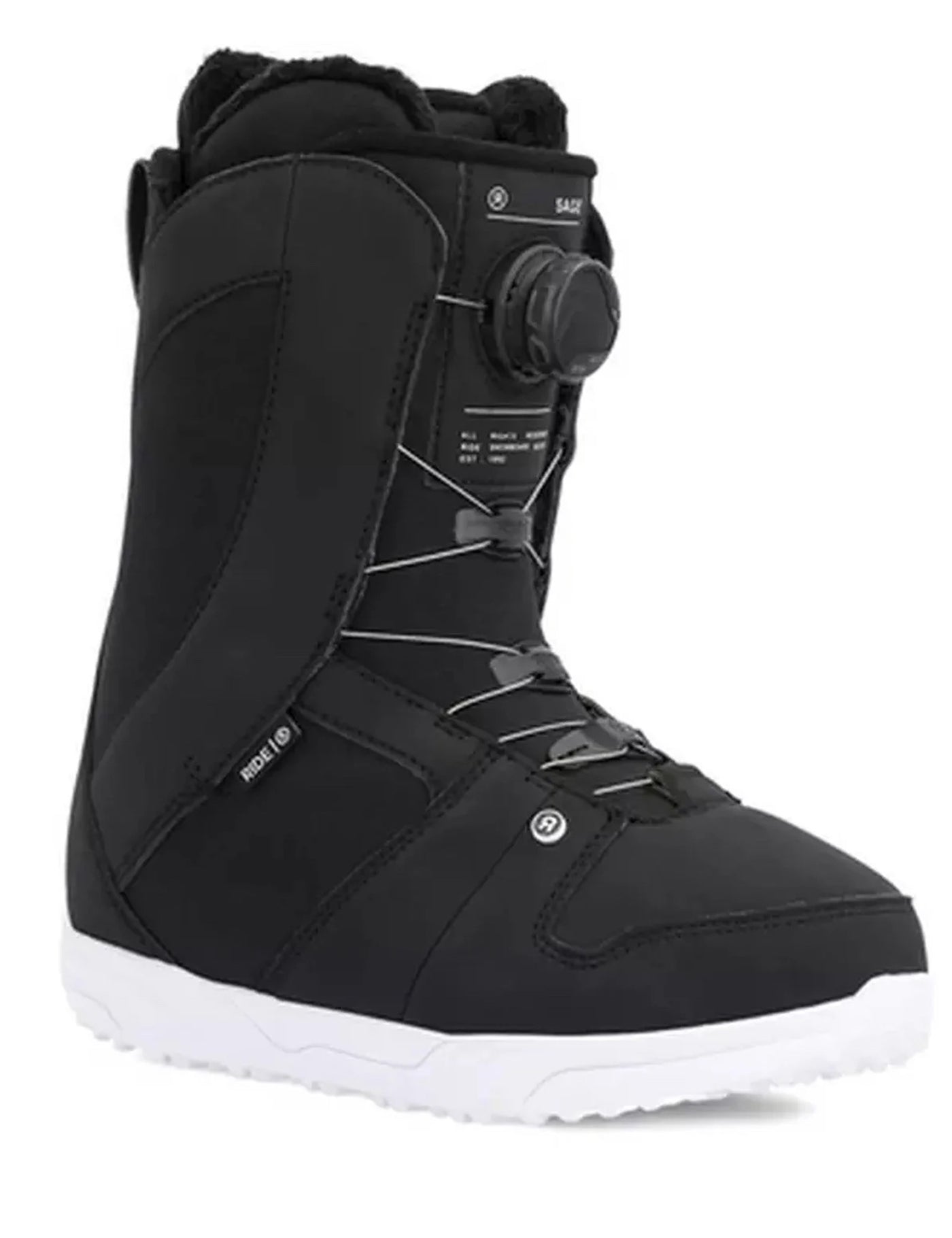 Snowboard Boots RIDE SAGE Boa Womens - Black, 2024