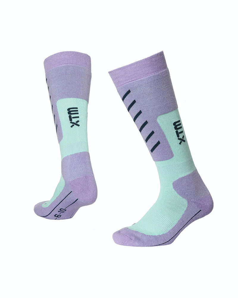 Snow Socks XTM Half Pipe Socks, Lavender