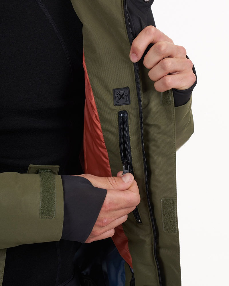 XTM Snow Jacket MILES II Men's - Winter Moss – Alleydesigns Pty Ltd ABN:  44165571264