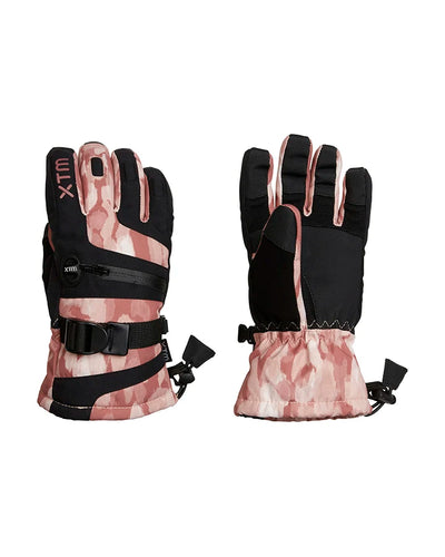 Snow Gloves XTM Miso II Kids, Dusty Pink Camo