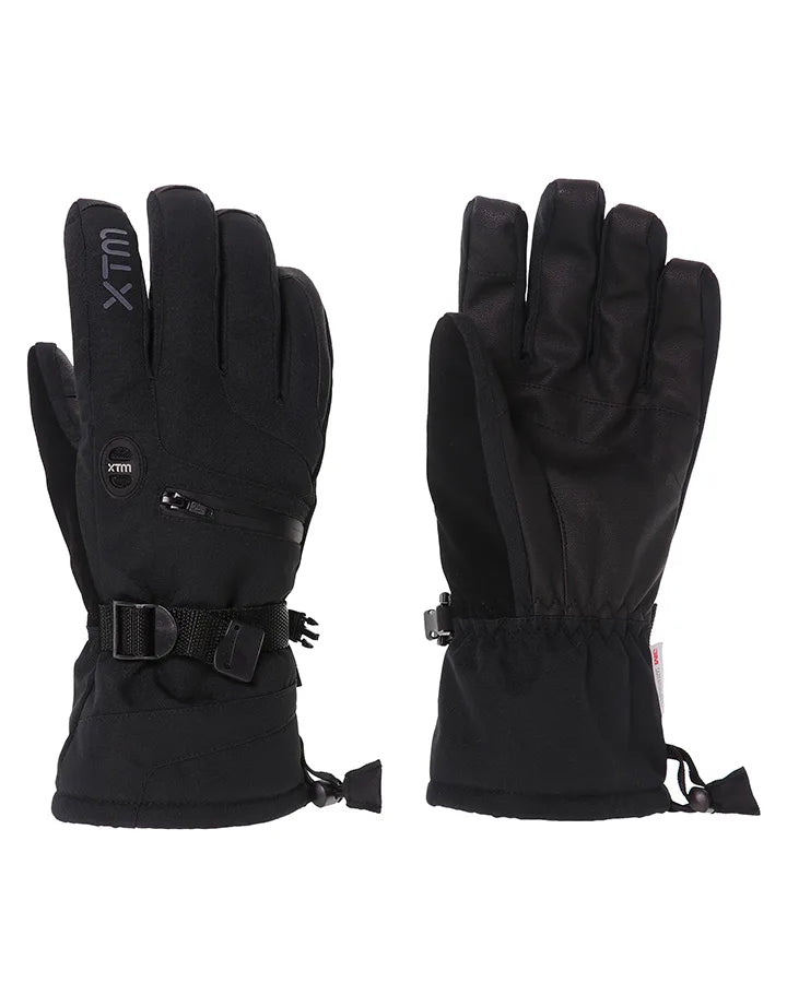 Snow SAMURAI Glove XTM- Mens, Black, Brick, Kalamata