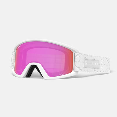 Snow Goggles DYLAN GIRO White Flake / Amber Pink + Yellow (2X LENSE)