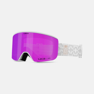 Snow Goggles ELLA GIRO White Limitless / Vivid Pink + Infrared ( 2 x lenses)