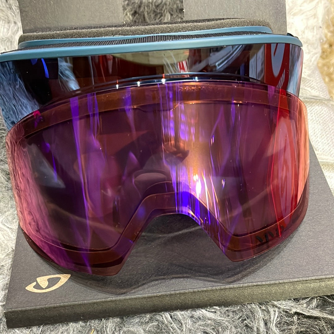 Snow Goggles AXIS GIRO Harbour Blue Expedition /Vivid Royal + Infrared ( 2 x lenses)