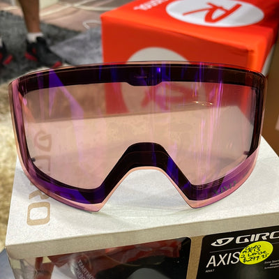 Snow Goggles AXIS GIRO Black Wordmark, Vivid Emerald/ Vivid Infrared ( 2 x lenses)