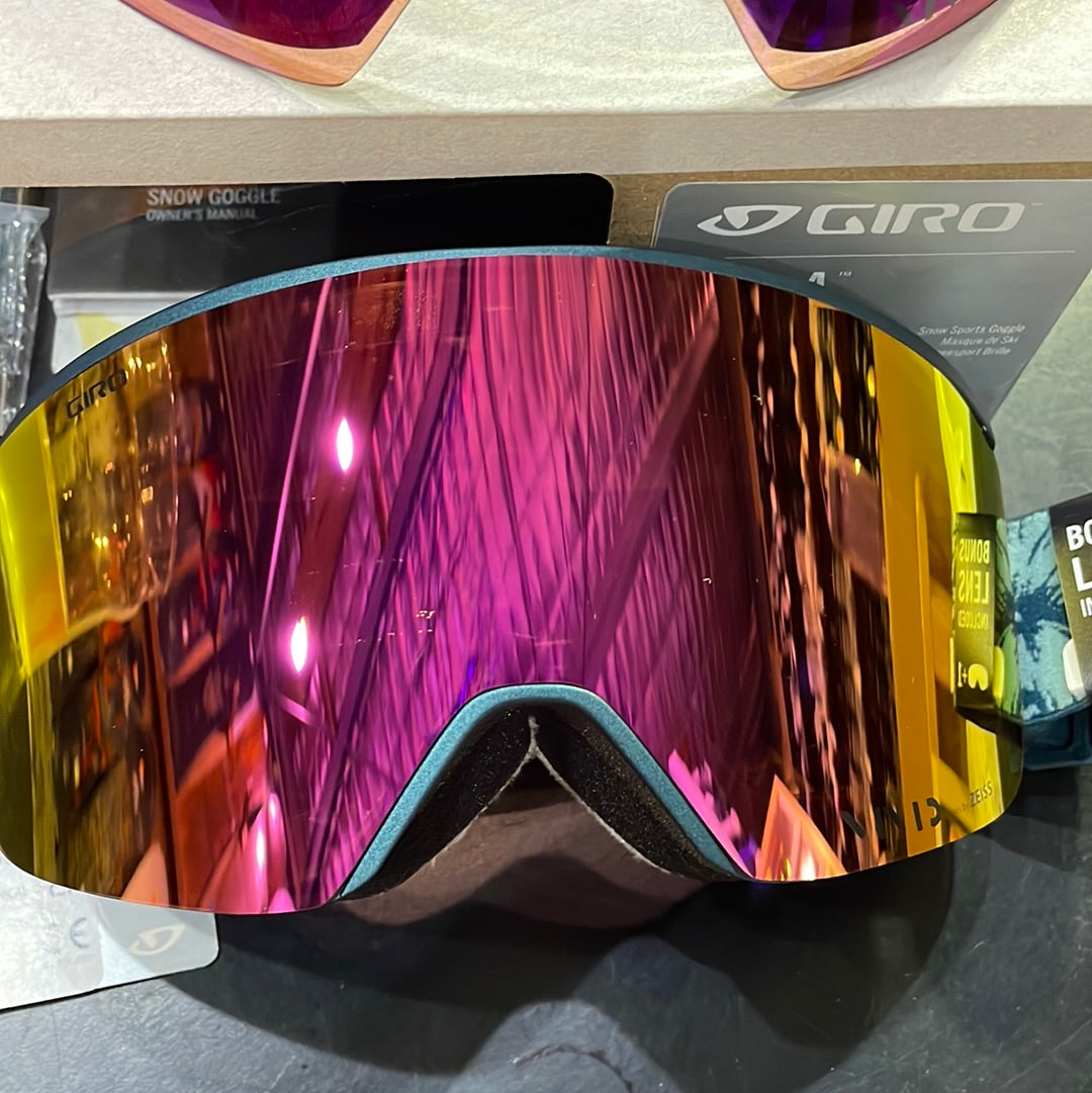 Snow Goggles ELLA GIRO Mineral Botanical / Vivid Pink + Infrared ( 2 x lenses)