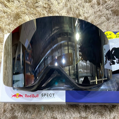 Snow RED BULL Goggles MAGNETRON SLICK -007 Black Smoke Gradient ( 2 x lense)