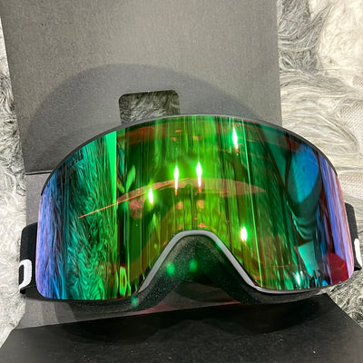 Snow Goggles AXIS GIRO Black Wordmark, Vivid Emerald/ Vivid Infrared ( 2 x lenses)