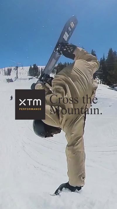 XTM Snow Bib & Brace Fletcher Mens Bib Snow Ski Pant - Black Zip