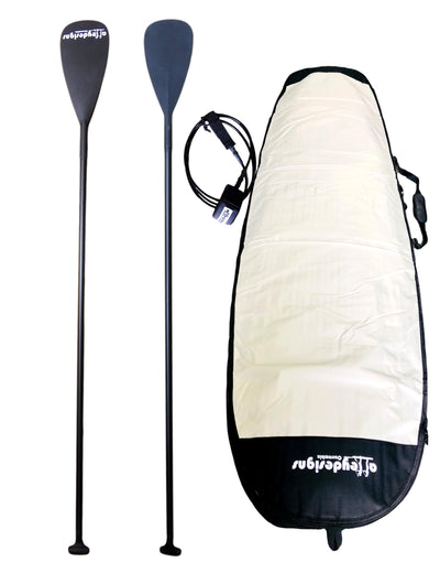 $400 SUP FIXED SHAFT PADDLE FULL CARBON PADDLE & BOARD BAG  & LEG ROPE PACKAGE - Alleydesigns  Pty Ltd                                             ABN: 44165571264