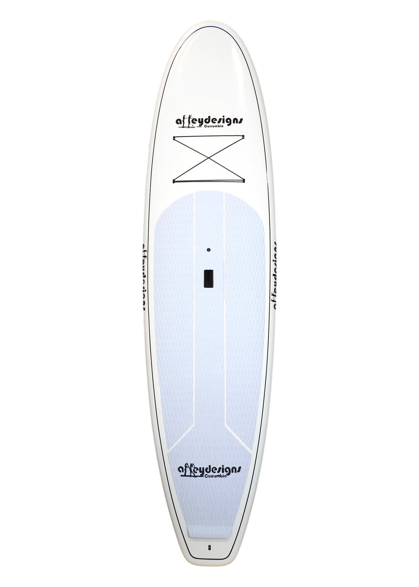 10'6" x 32" White Classic Alleydesigns Family SUP 200L - Alleydesigns  Pty Ltd                                             ABN: 44165571264