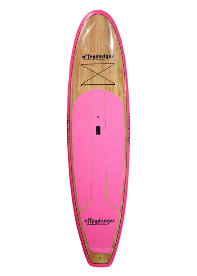 10’6” x 32” Timber Look Pink Thermo Mould Alleydesigns SUP - Alleydesigns  Pty Ltd                                             ABN: 44165571264