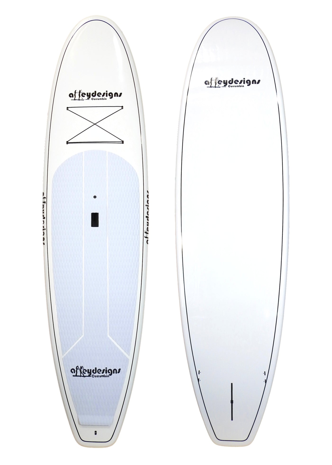 10'6" x 32" White Thermo Mould Classic Alleydesigns SUP - Alleydesigns  Pty Ltd                                             ABN: 44165571264
