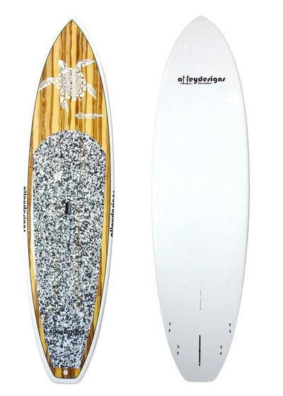 10’6" x 32” Timber Performance White Turtle White Alleydesigns SUP 11KG - Alleydesigns  Pty Ltd                                             ABN: 44165571264