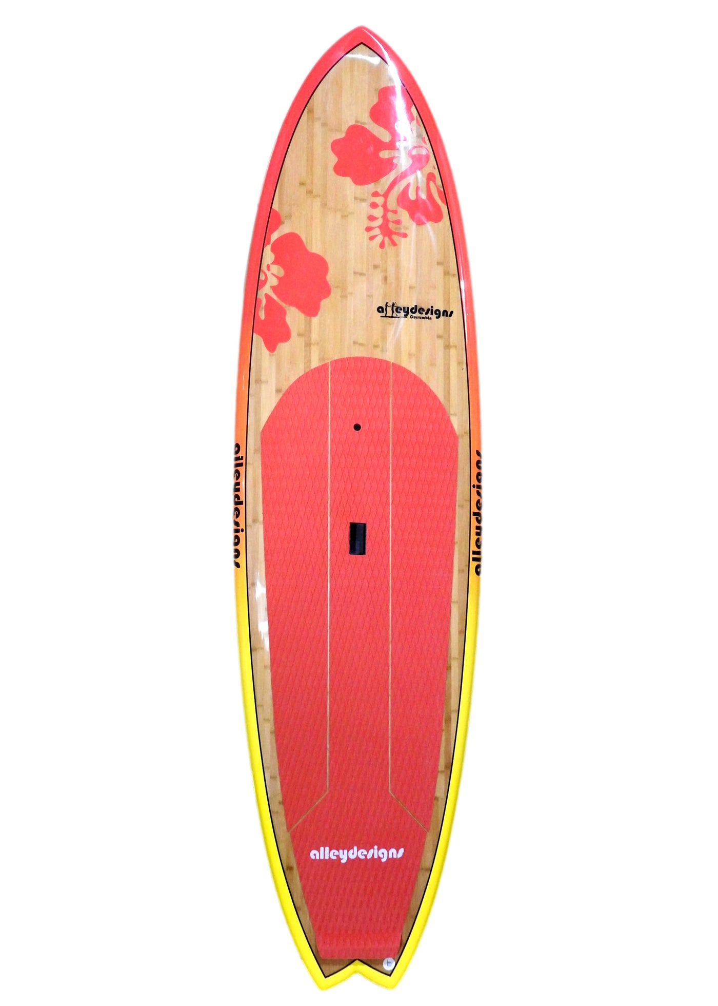 10' x 32" Bamboo Sunrise Hibiscus Performance Alleydesigns SUP 9KG - Alleydesigns  Pty Ltd                                             ABN: 44165571264