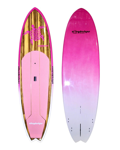 10' x 32" Timber Performance Pink Turtle Alleydesigns SUP 9KG - Alleydesigns  Pty Ltd                                             ABN: 44165571264