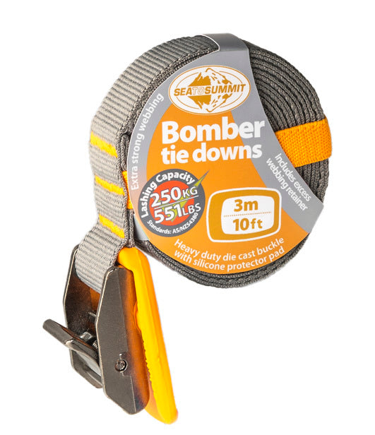 Tie Down Bomber 3mt 10ft orange & 4m 13ft blue tie down - Alleydesigns  Pty Ltd                                             ABN: 44165571264