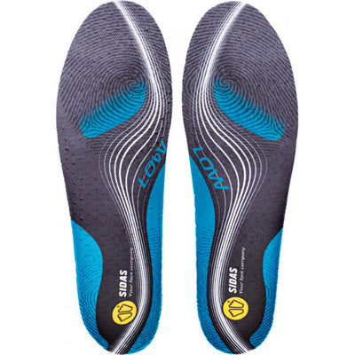 SIDAS Insoles Multisports- LOW ARCH Support -Blue