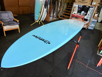 10'6" x 32" Timber Performance Teal Rails Alleydesigns 11kg SUP - Alleydesigns  Pty Ltd                                             ABN: 44165571264