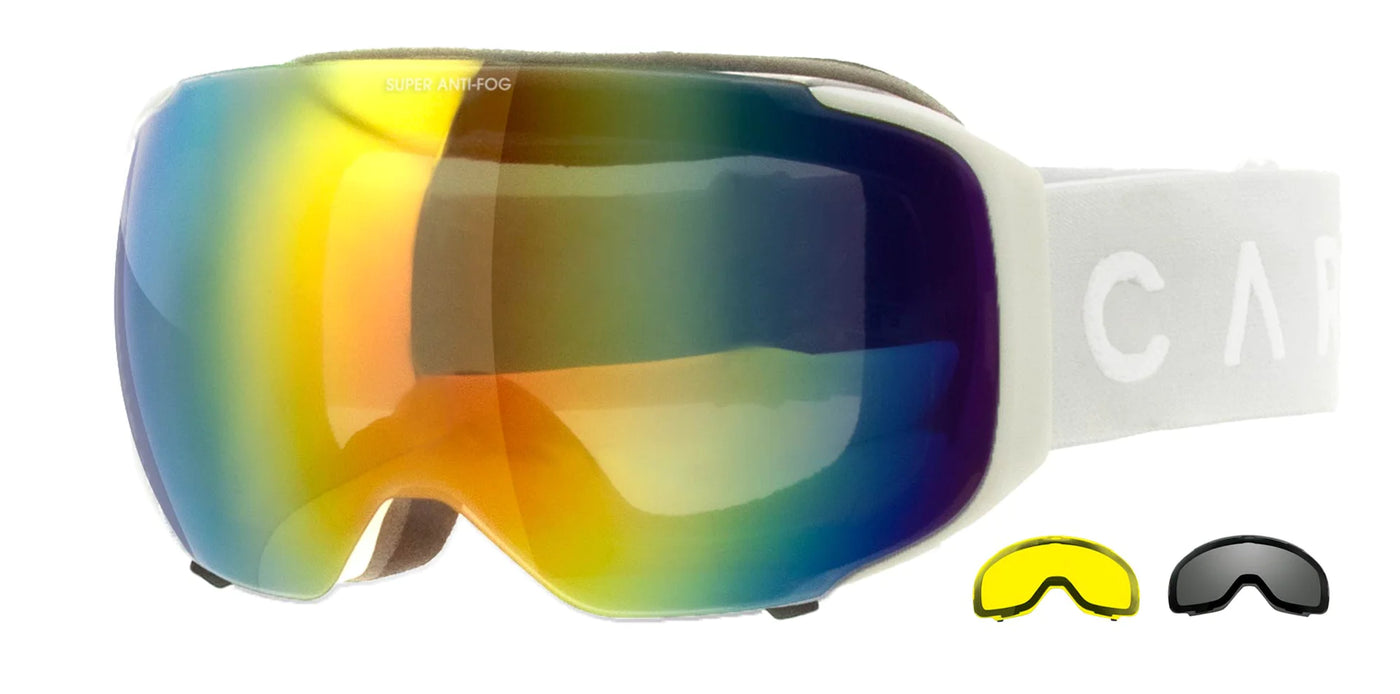 Snow Goggles Carve THE BOSS White -Med