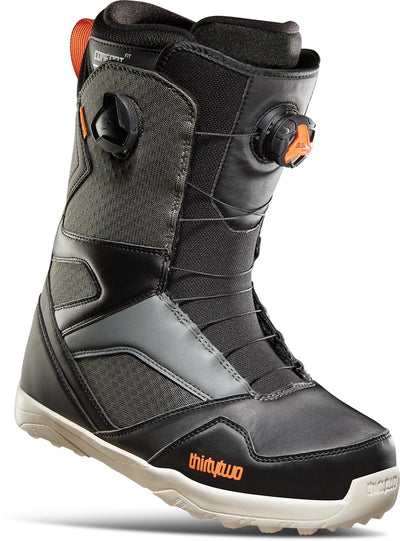 Snowboard Boots THIRTYTWO STW Double Boa, Black & Grey, 2024