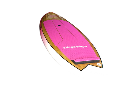 10' x 32" Bamboo Pink Turtle Performance Alleydesigns SUP 9KG - Alleydesigns  Pty Ltd                                             ABN: 44165571264