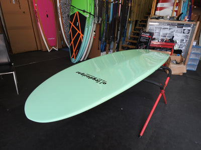10' x 32” Bamboo Classic Mint Rails, Pink Turtle SUP 9kg - Alleydesigns  Pty Ltd                                             ABN: 44165571264
