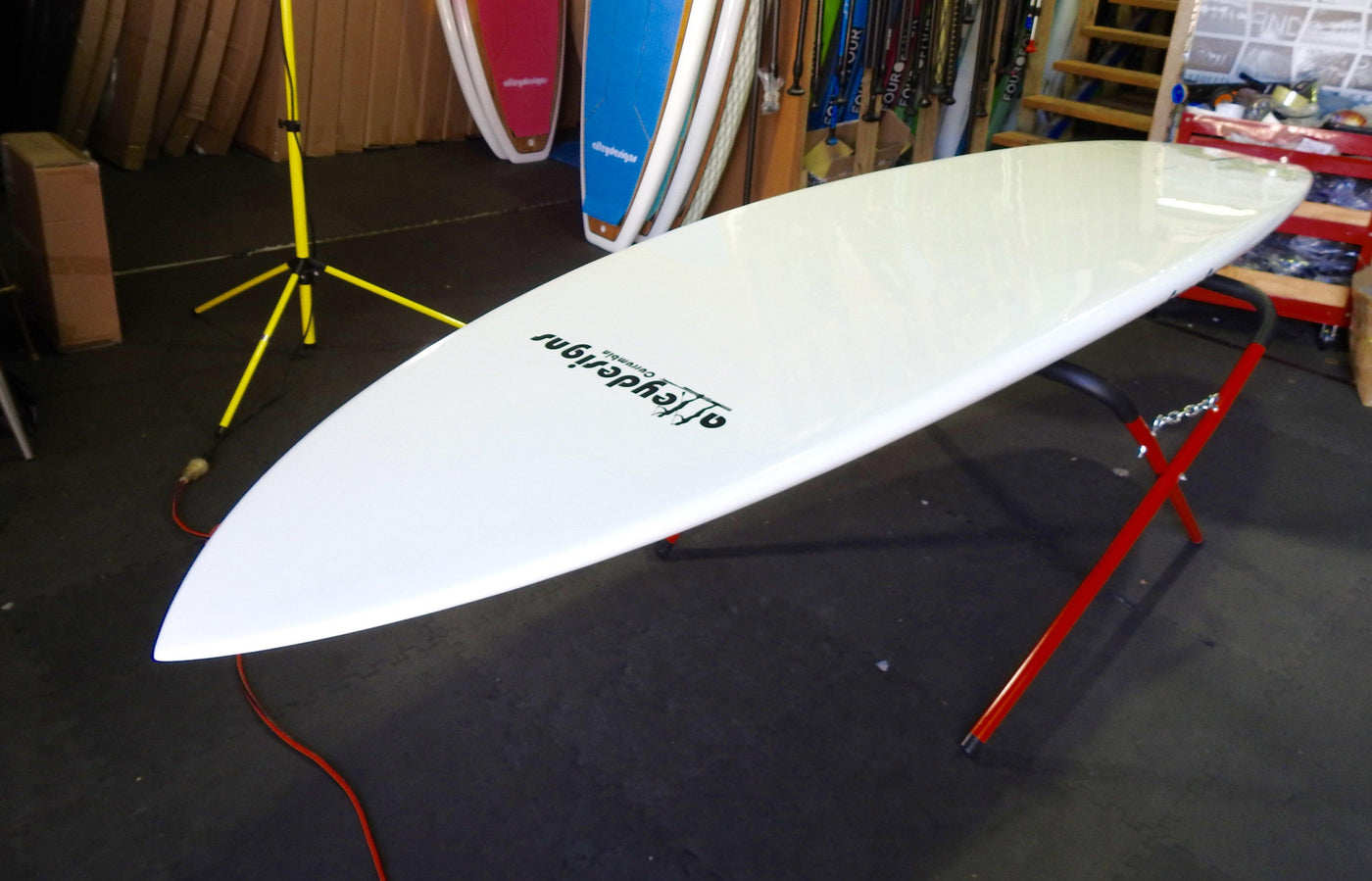 10'6" x 32" Bamboo Deck White Turtle Performance Alleydesigns SUP 11kg - Alleydesigns  Pty Ltd                                             ABN: 44165571264