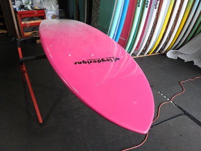 10' x 32" Timber Pink Fade Performance Alleydesigns 9KG SUP - Alleydesigns  Pty Ltd                                             ABN: 44165571264