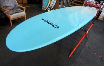 10' x 32" Bamboo Classic & Teal Alleydesigns SUP 9KG - Alleydesigns  Pty Ltd                                             ABN: 44165571264