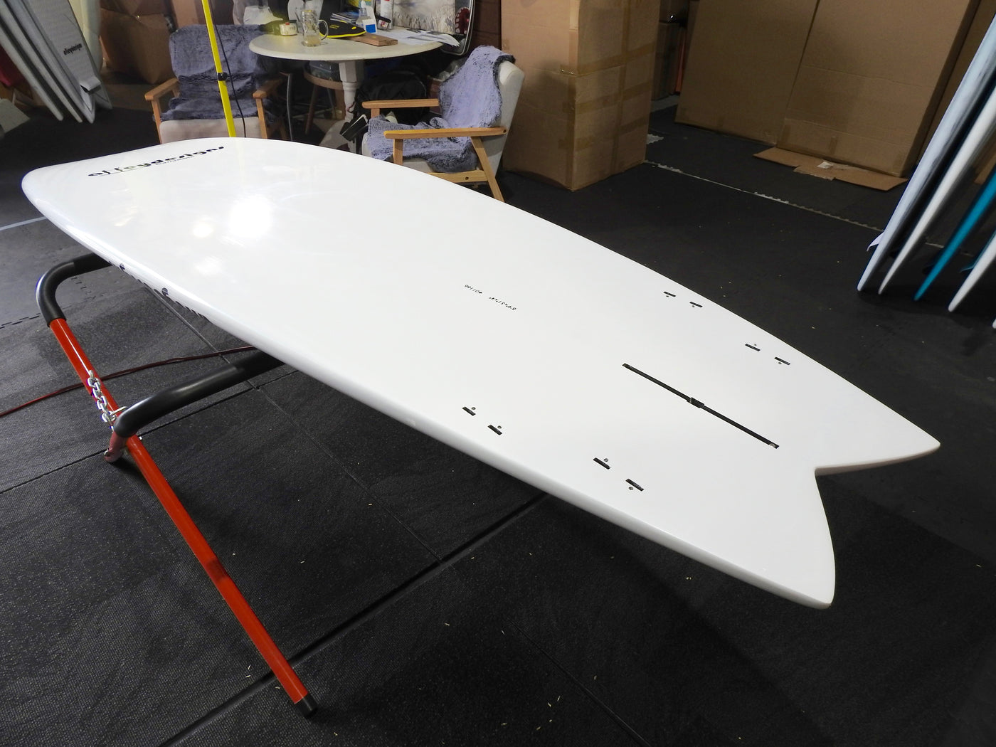 8’9" x 31" x 4" Bamboo White GALAXY BOUNCE SURF SUP - Alleydesigns  Pty Ltd                                             ABN: 44165571264