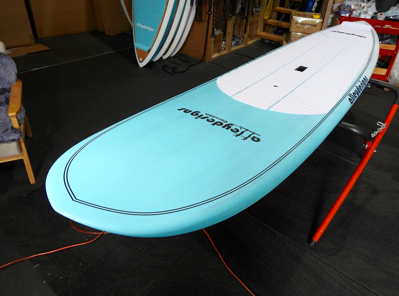 10' X 29" BLUE Carbon Performance Surf SUP - Alleydesigns  Pty Ltd                                             ABN: 44165571264