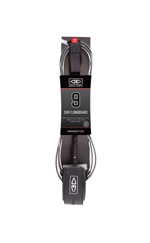 LEG ROPE Ocean & Earth 9FT Regular Diamond Flex SUP/ Longboard Leash - Alleydesigns  Pty Ltd                                             ABN: 44165571264