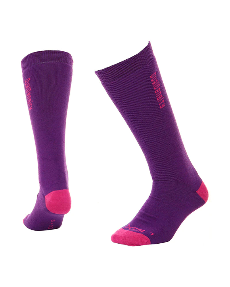 Snow Socks XTM Dual Density Merino Wool Blend - Purple