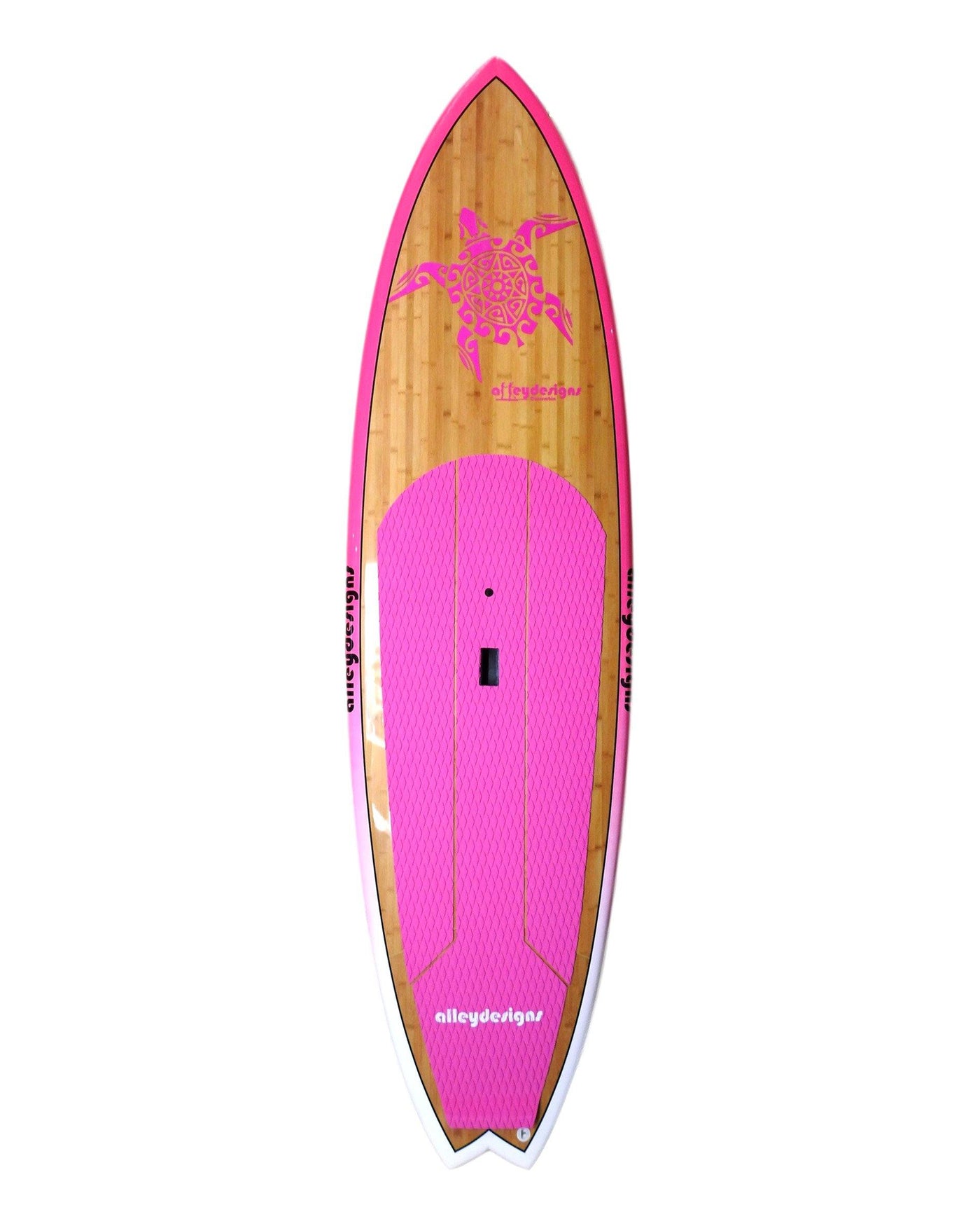 10' x 32" Bamboo Pink Turtle Performance Alleydesigns SUP 9KG - Alleydesigns  Pty Ltd                                             ABN: 44165571264