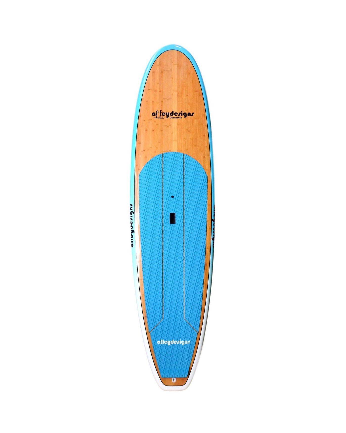 10'6" x 32" Bamboo Classic & Teal Alleydesigns SUP 11KG - Alleydesigns  Pty Ltd                                             ABN: 44165571264