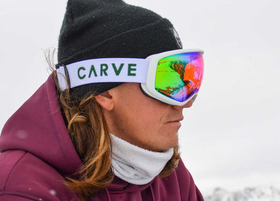 Snow Goggles Carve FIRST TRACKS White- Med