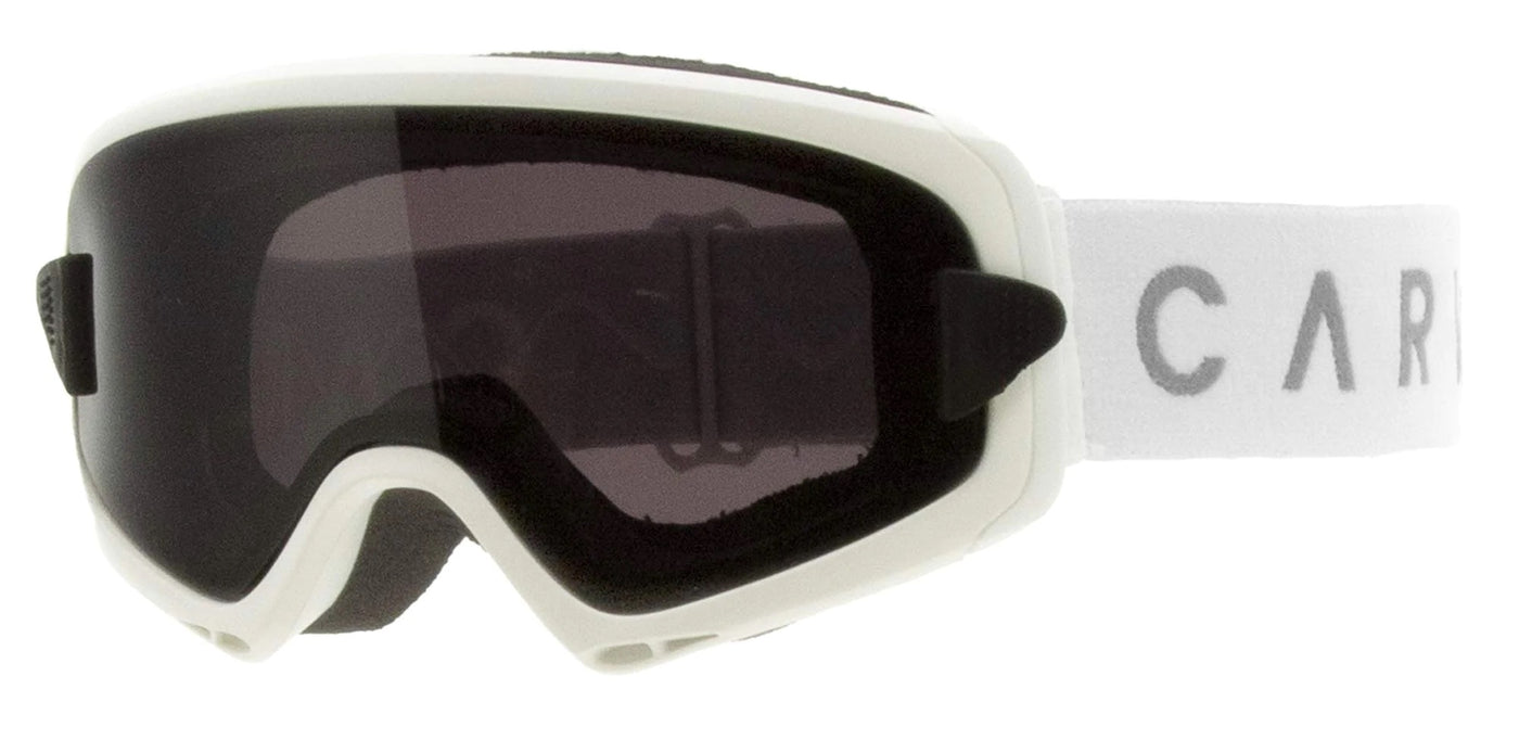Snow Goggles Carve CLINGON  White w/Rose Lens & Grey Magnetic