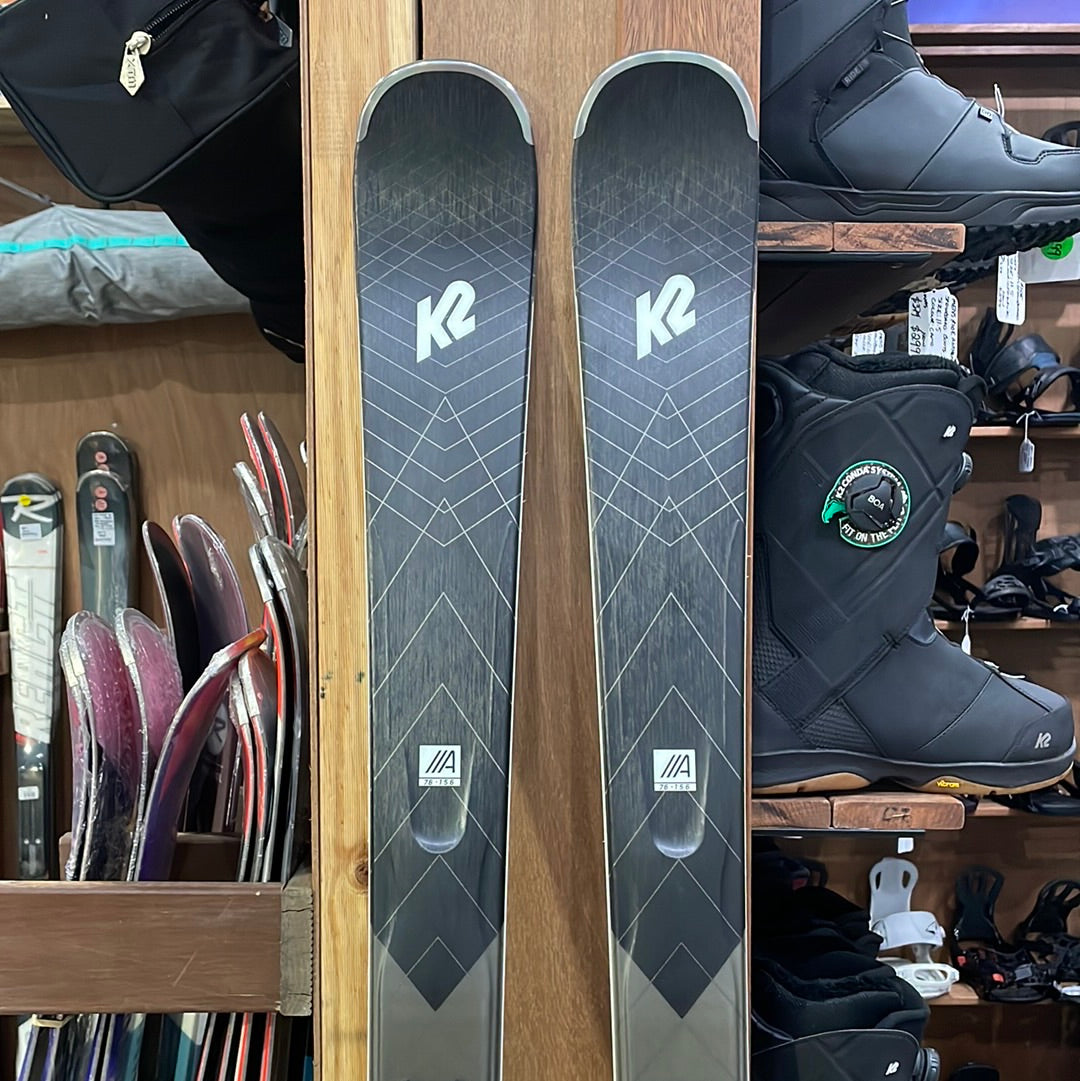 Skis K2 Anthem 76 156cm Black Includes Bindings