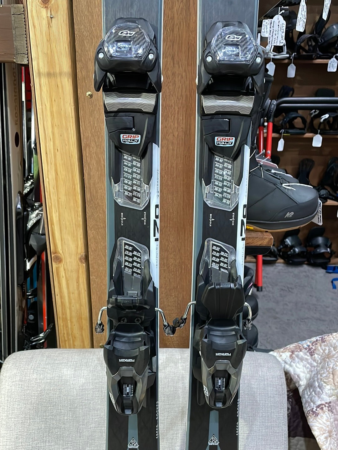 Skis K2 Konic 76 Skis + M3 10 Compact Quickclick Bindings 170cm