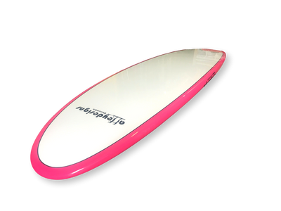 10’6”x 32” Pink And White Thermo Mould Family Alleydesigns SUP - Alleydesigns  Pty Ltd                                             ABN: 44165571264