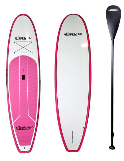 SPECIAL 10’6”x 32” Pink And White Family SUP with Free Paddle $699