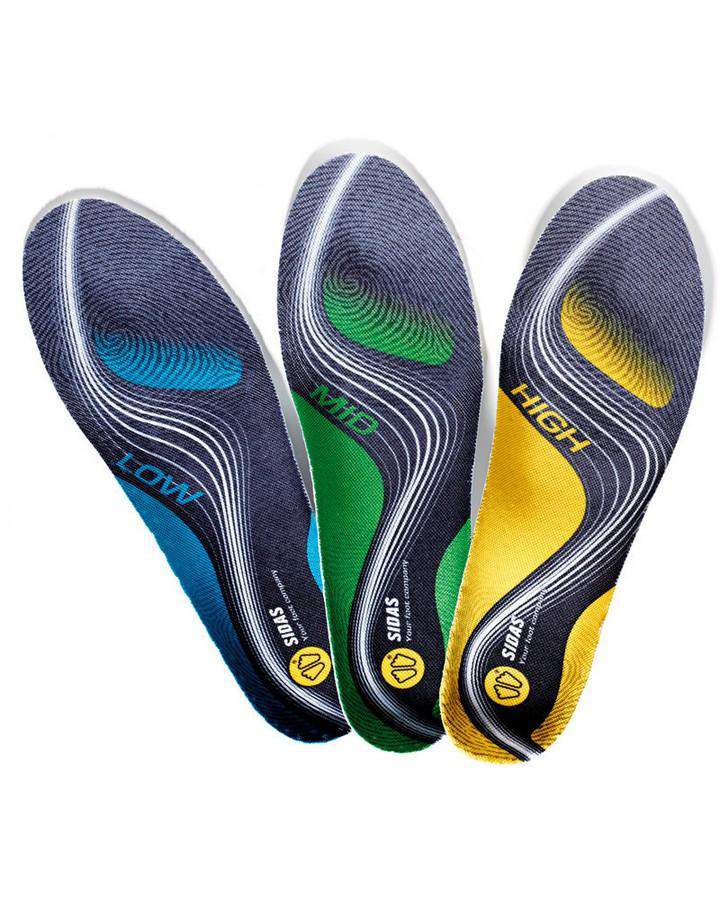 SIDAS Insoles Multisports- MID ARCH Support -Green